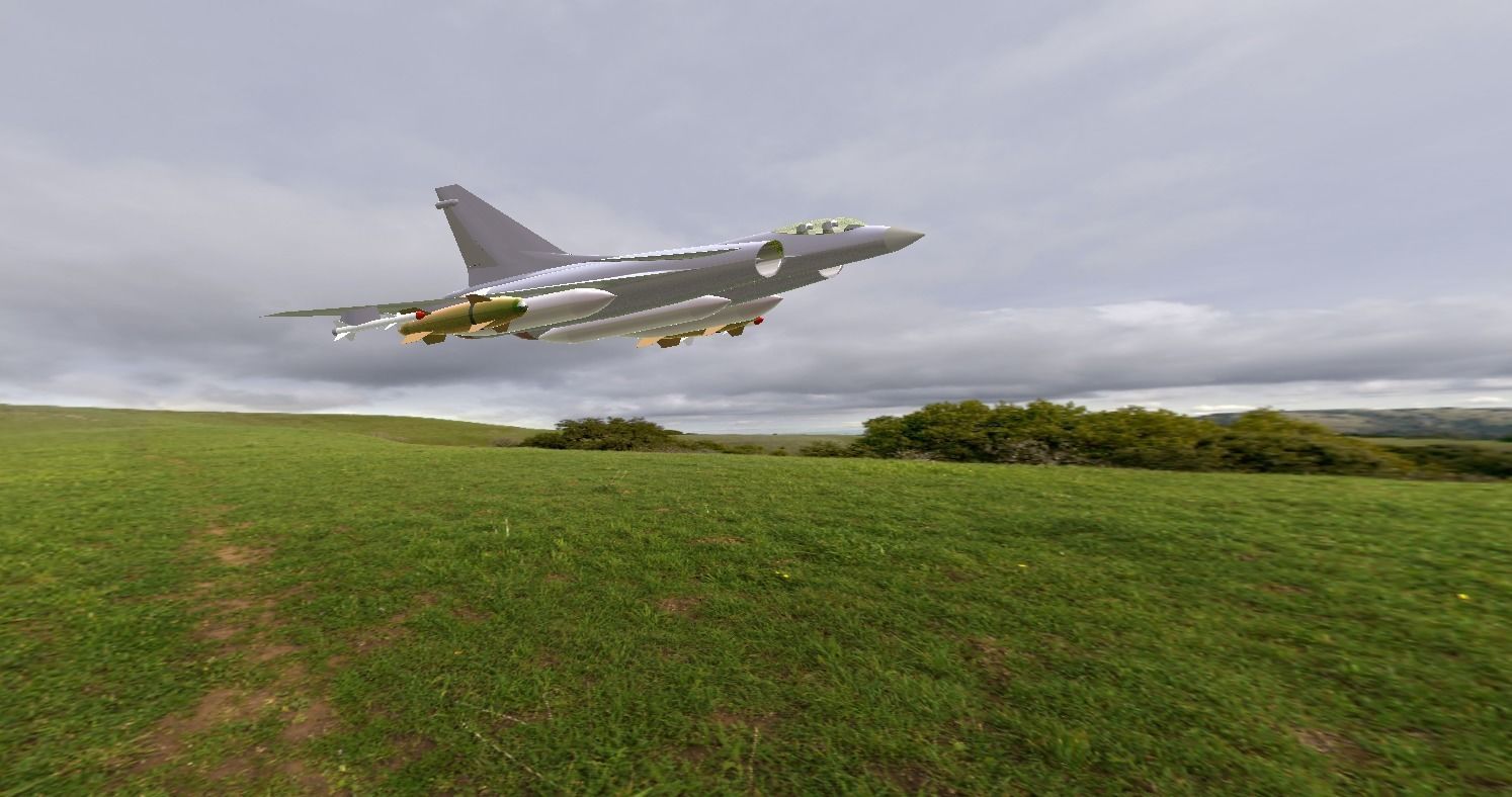 Military Plane 3D model_10