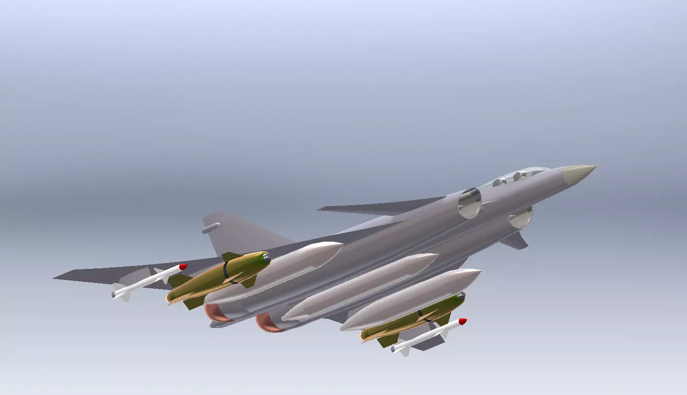Military Plane 3D model_0