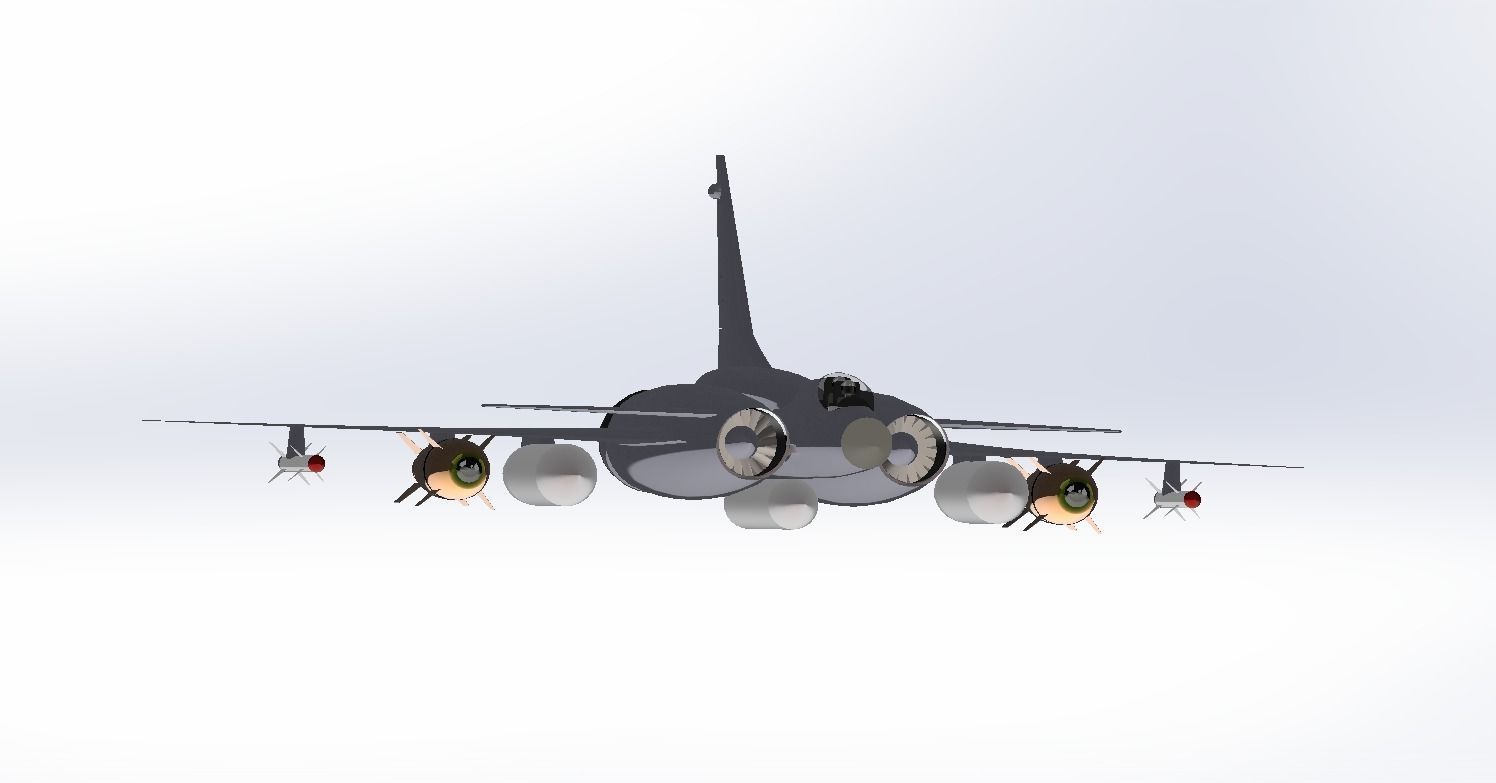 Military Plane 3D model_37