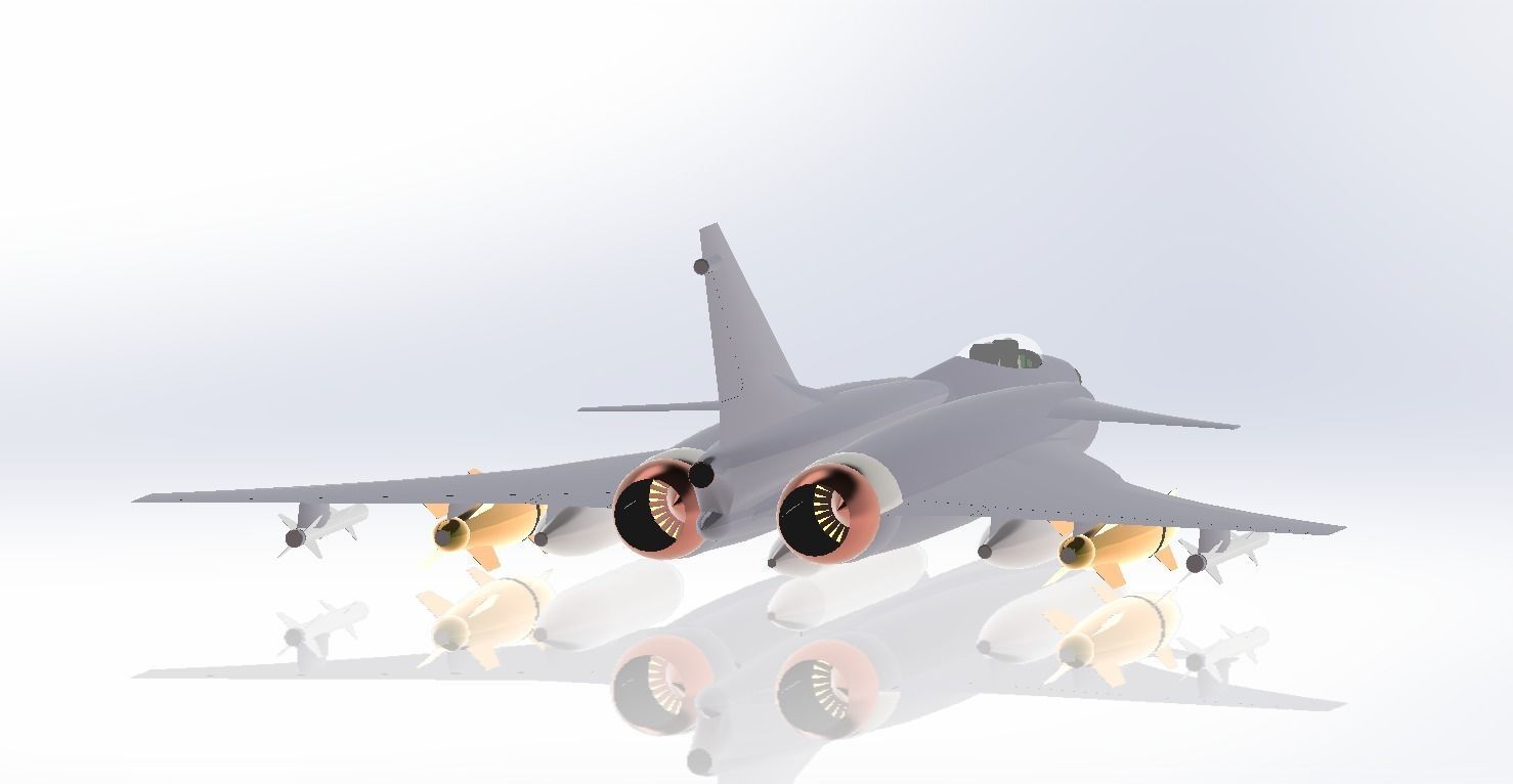 Military Plane 3D model_5