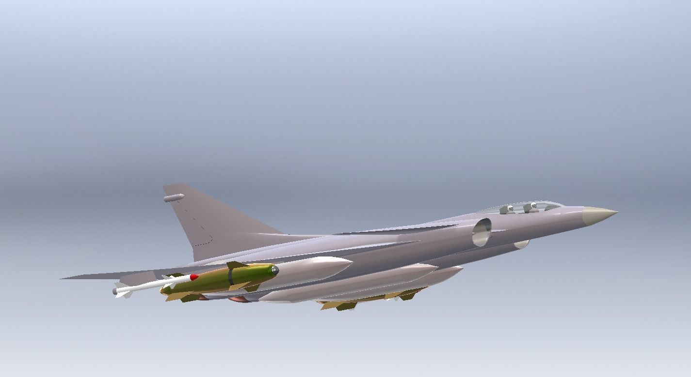 Military Plane 3D model_7
