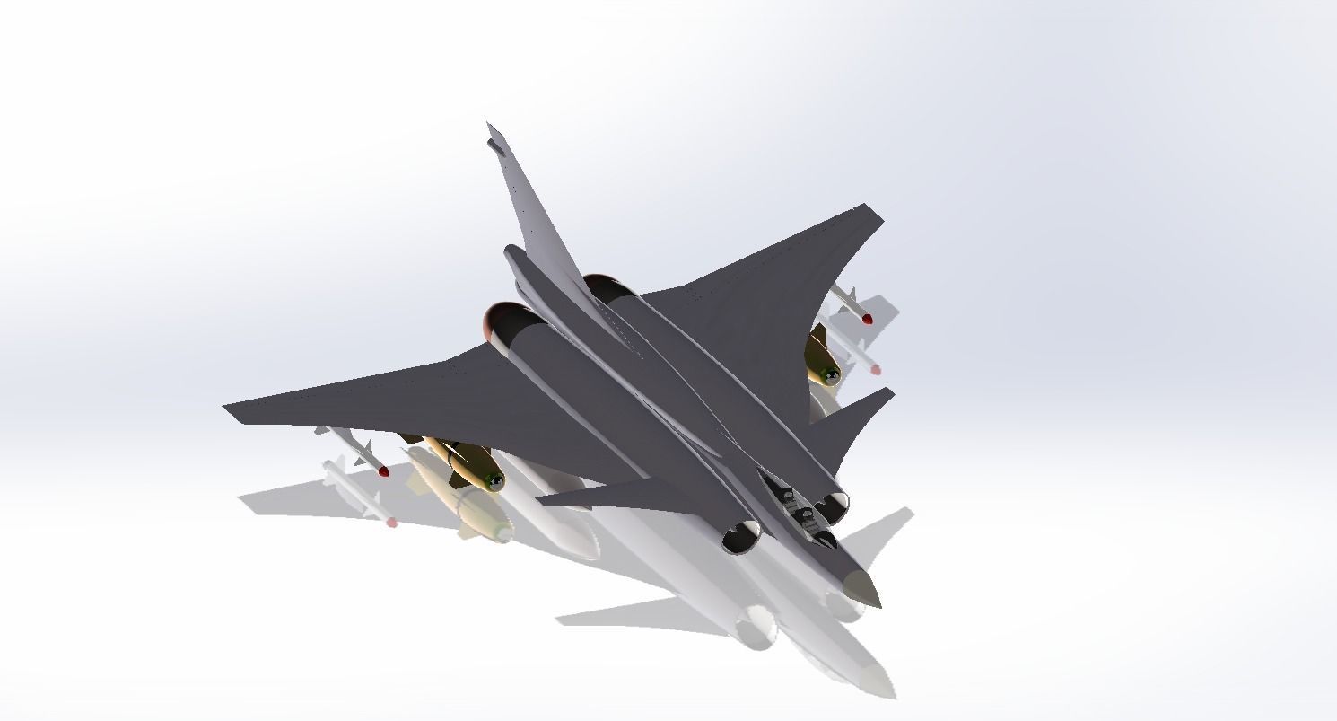 Military Plane 3D model_1