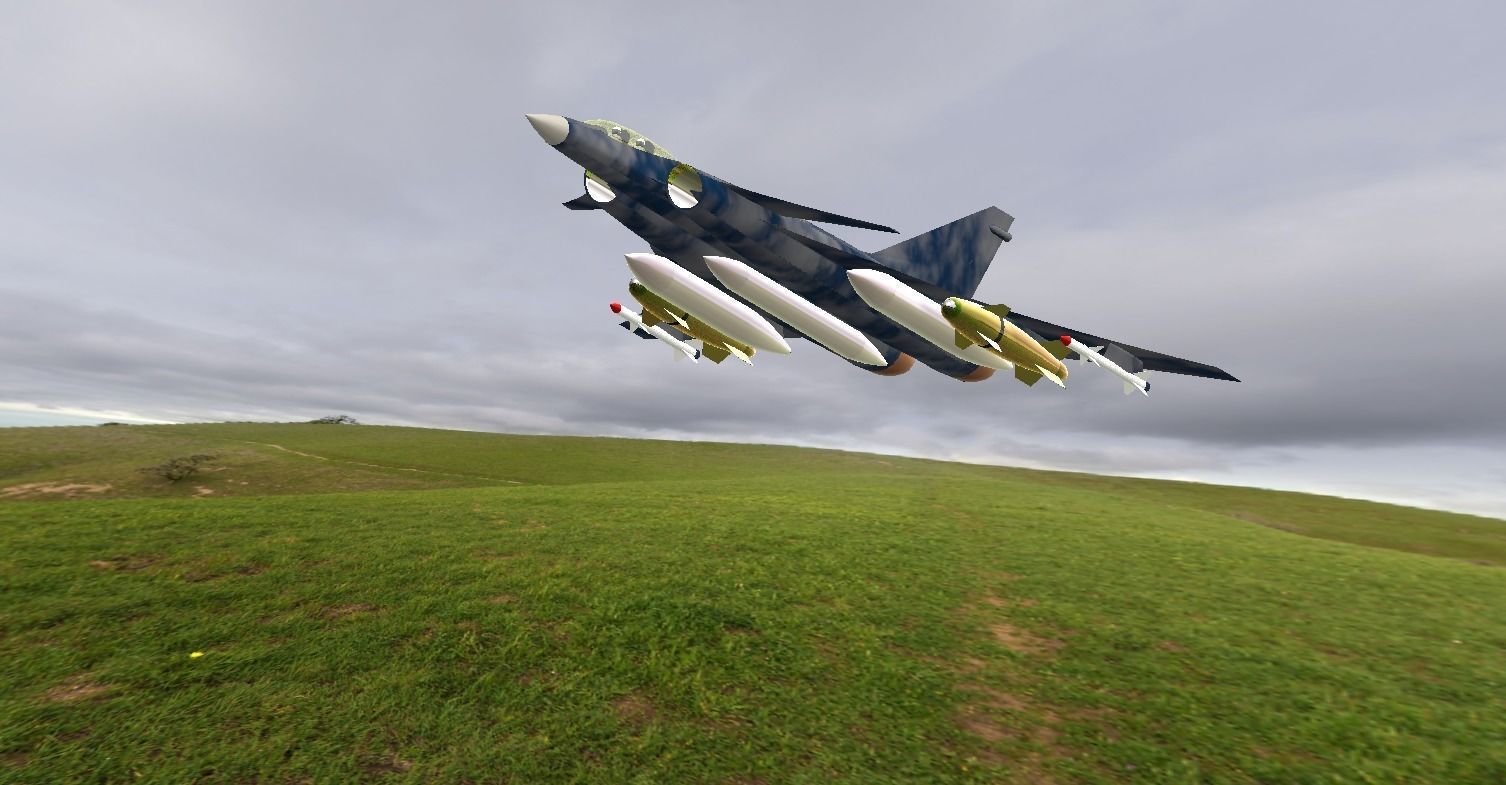 Military Plane 3D model_27