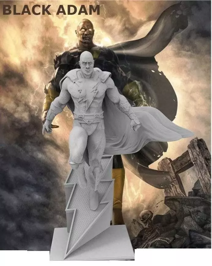 BlackAdam Super Hero 3D print model_0