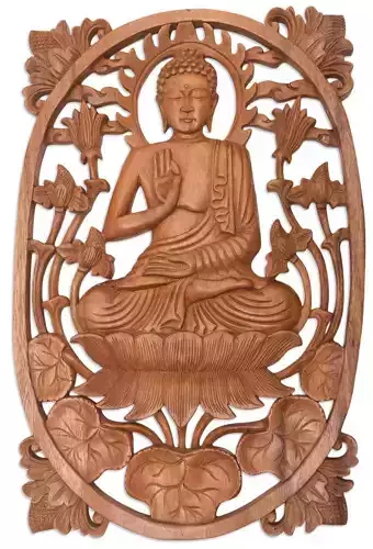 Lord Buddha - 3D Wall Art for CNC 3D print model