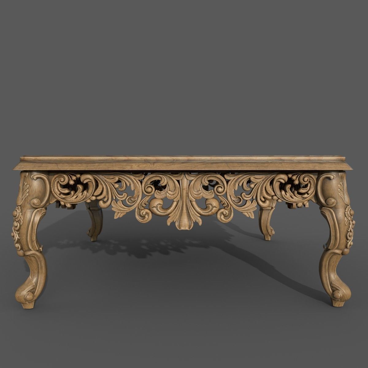 Coffee table 3D model_2