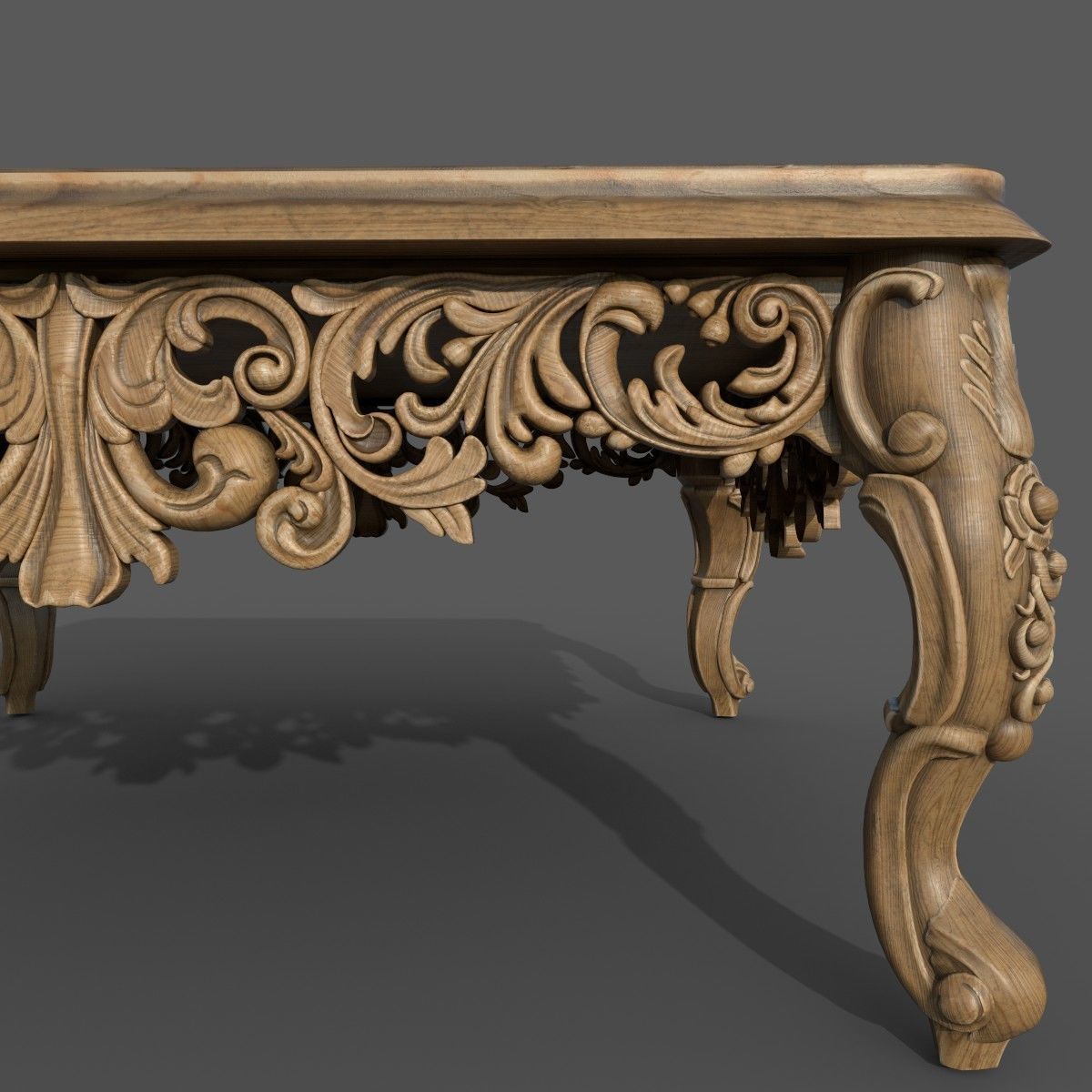 Coffee table 3D model_4