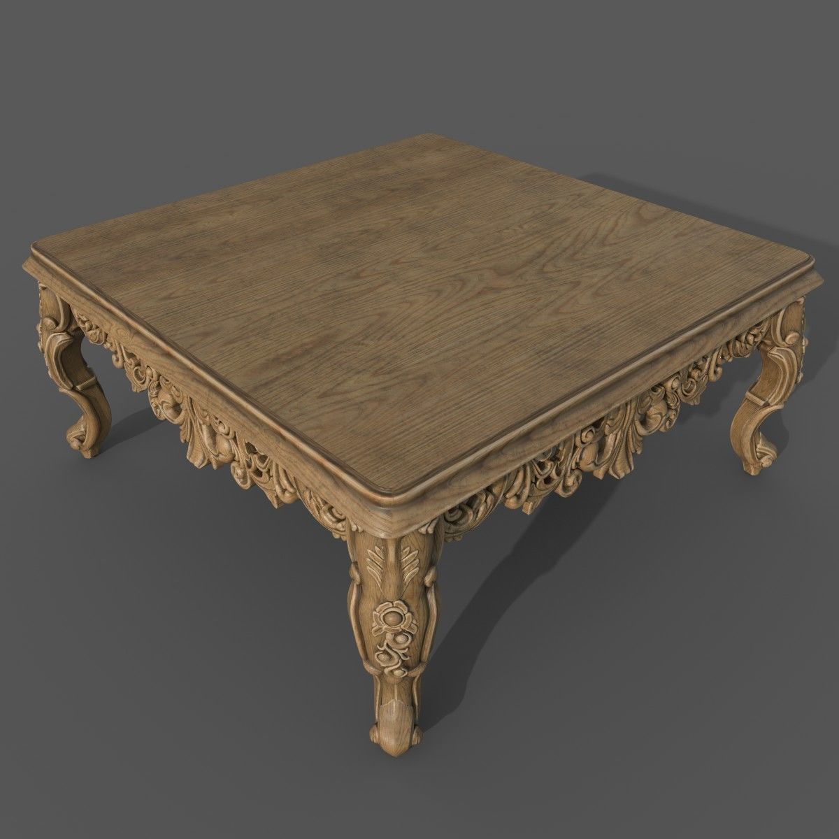 Coffee table 3D model_1