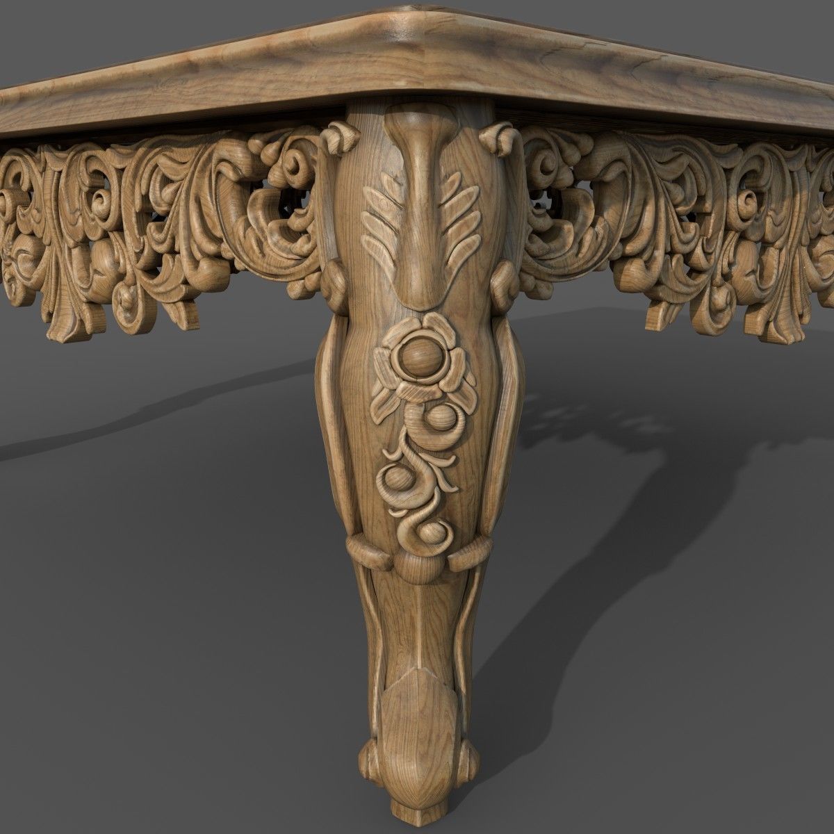 Coffee table 3D model_6