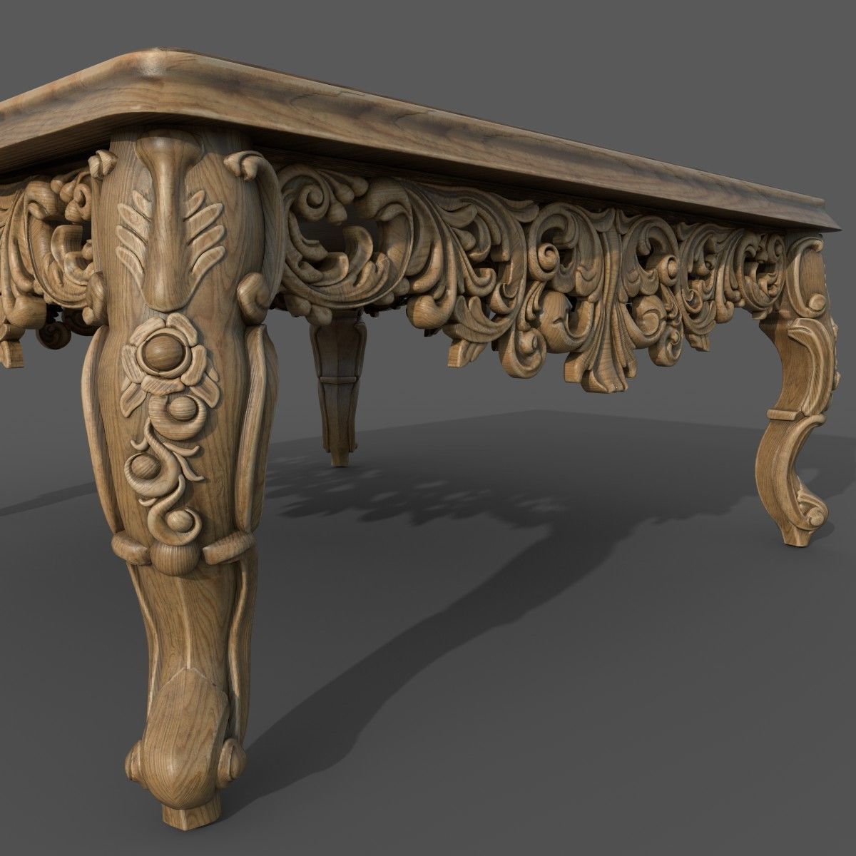 Coffee table 3D model_3