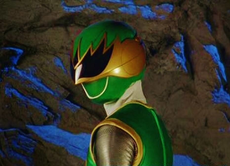 Power Ranger Ninja Storm Hurricanger Green Samurai Fire mode 3D print model_6