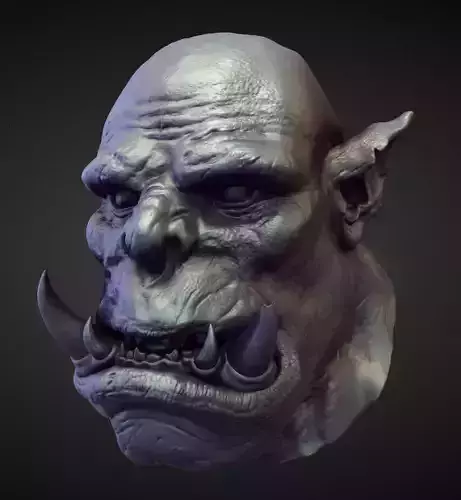 HEAD1 high poly sculpt 3D model