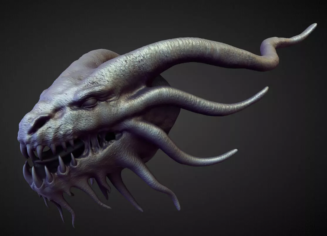 HEAD11 high poly sculpt 3D model_0