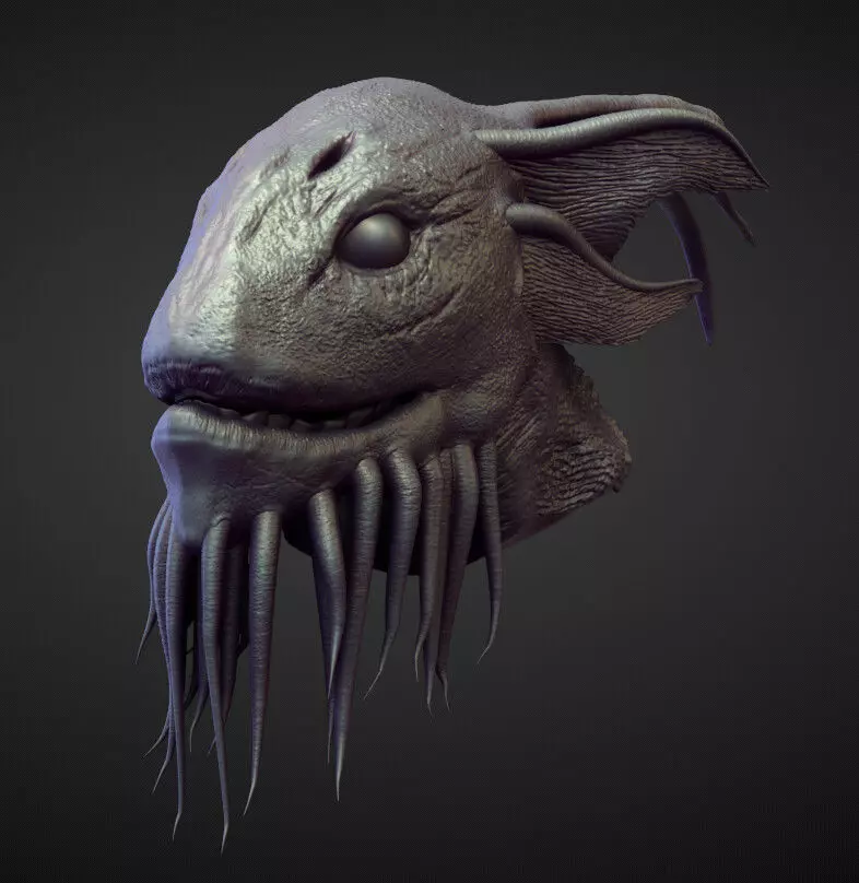 HEAD15 high poly sculpt 3D model_0