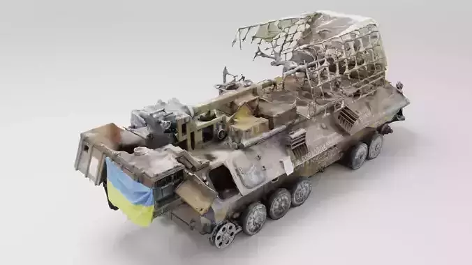 Russian SPR-2M Rtut-BM destroyed by Ukrainian army 