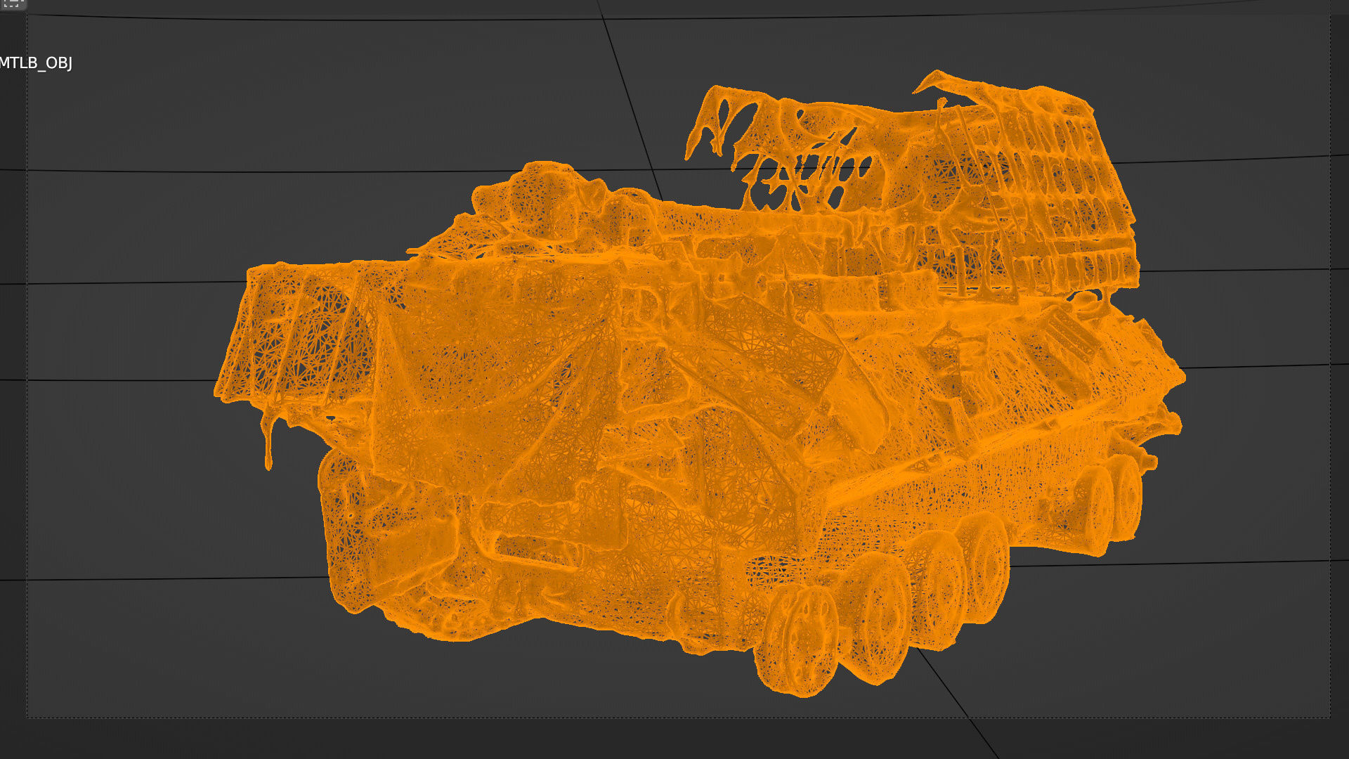 Russian SPR-2M Rtut-BM destroyed by Ukrainian army 3D model_6