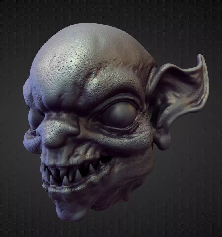 HEAD17 high poly sculpt 3D model_0