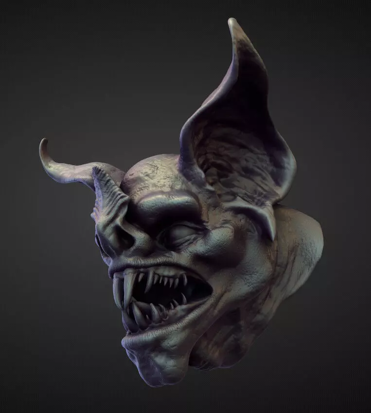 HEAD19 high poly sculpt 3D model_0