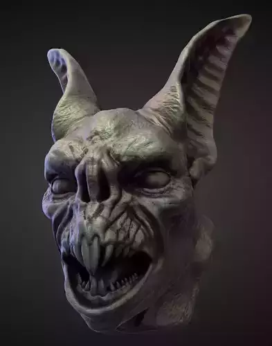 HEAD2 high poly sculpt 3D model