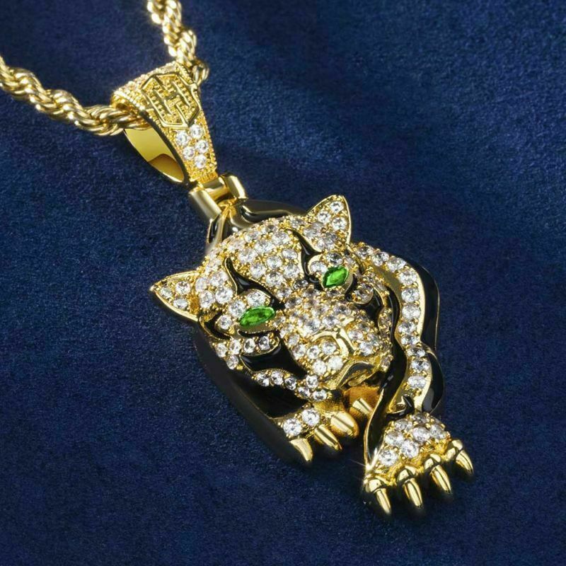 tiger pendant 3D print model_5