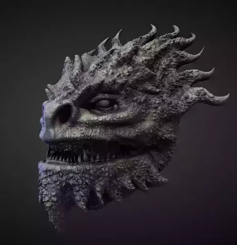 HEAD20 high poly sculpt 3D model