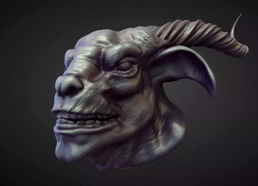 HEAD21 high poly sculpt 3D model_0