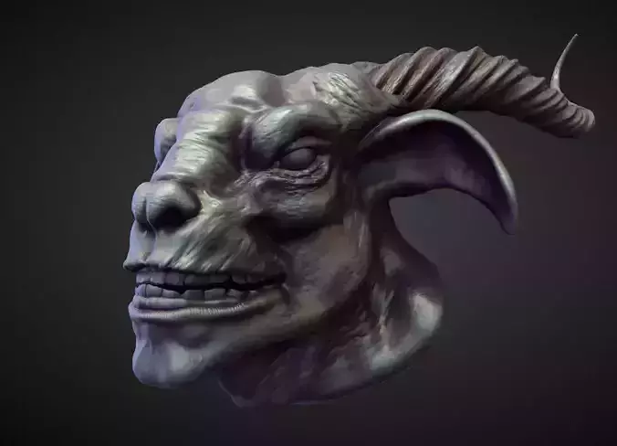 HEAD21 high poly sculpt 3D model