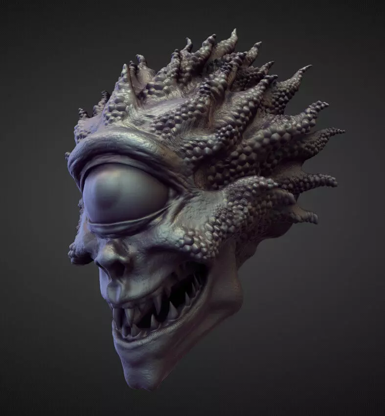 HEAD22 high poly sculpt 3D model_0