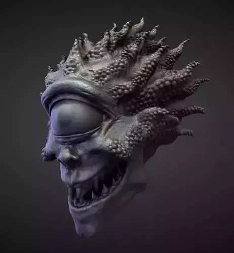 HEAD22 high poly sculpt 3D model