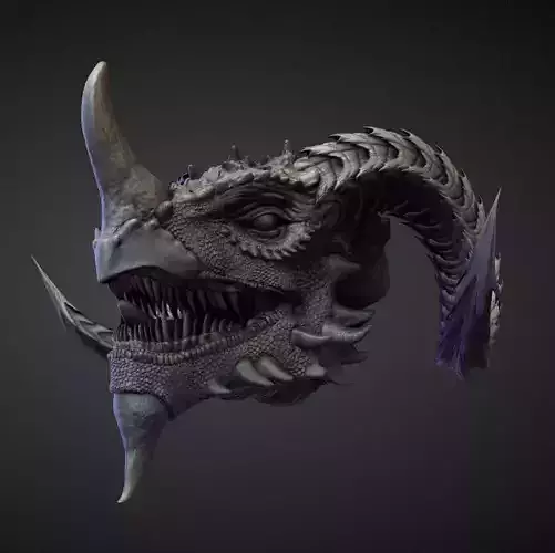 HEAD24 high poly sculpt 3D model HEAD24 high poly sculpt 3D model