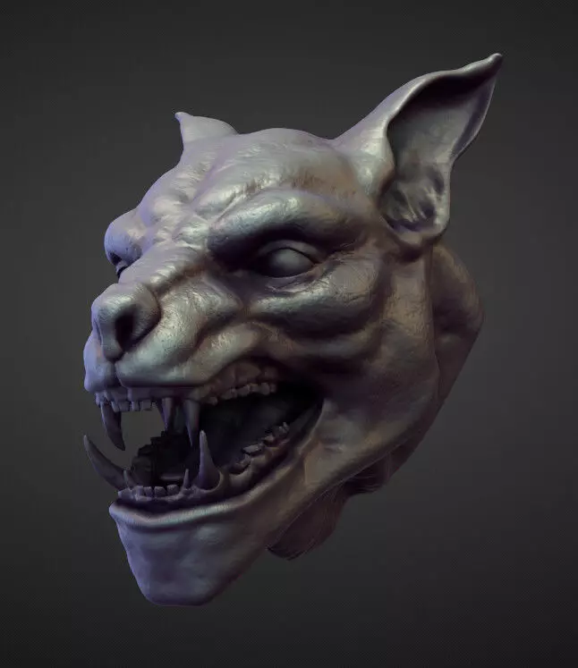 HEAD25 high poly sculpt 3D model_0