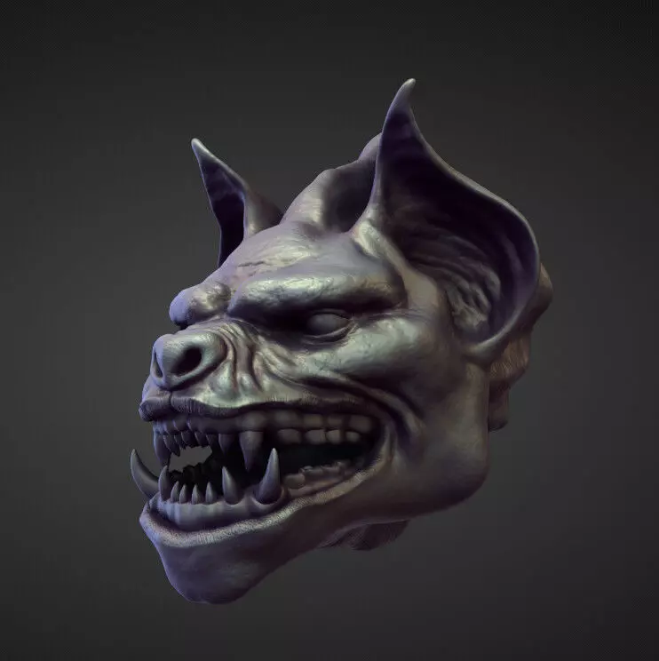 HEAD28 high poly sculpt 3D model_0
