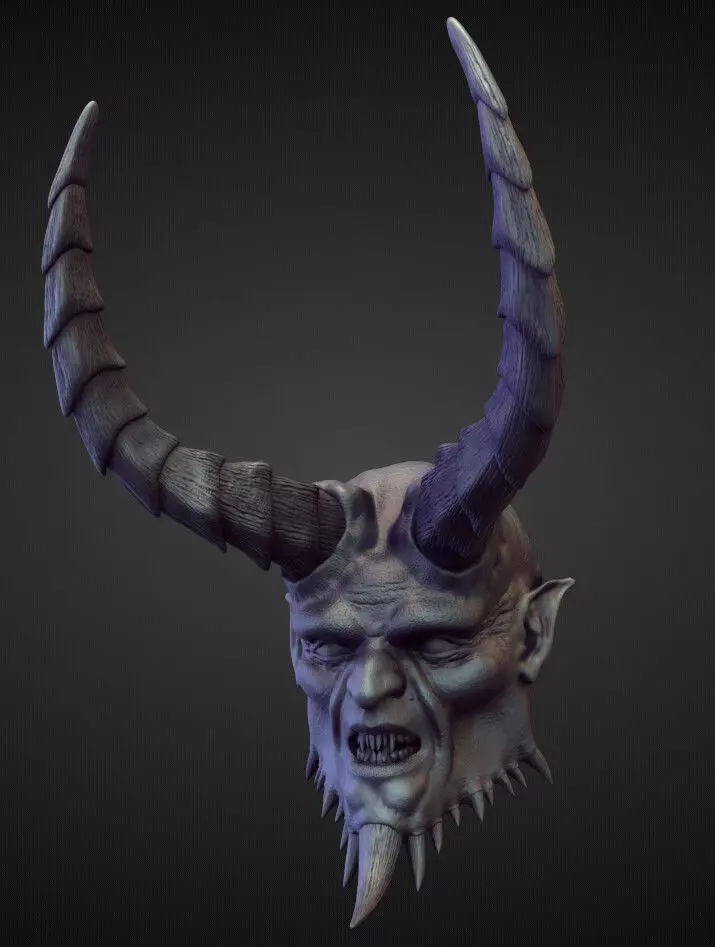 HEAD3 high poly sculpt 3D model_0