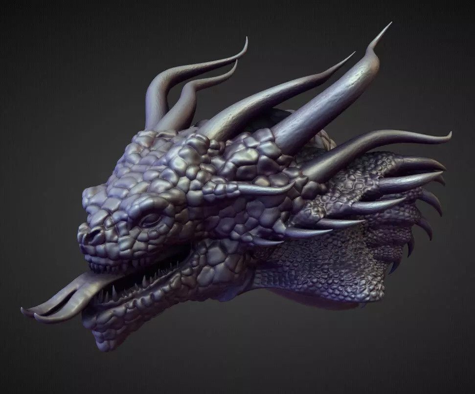 HEAD33 high poly sculpt 3D model_0