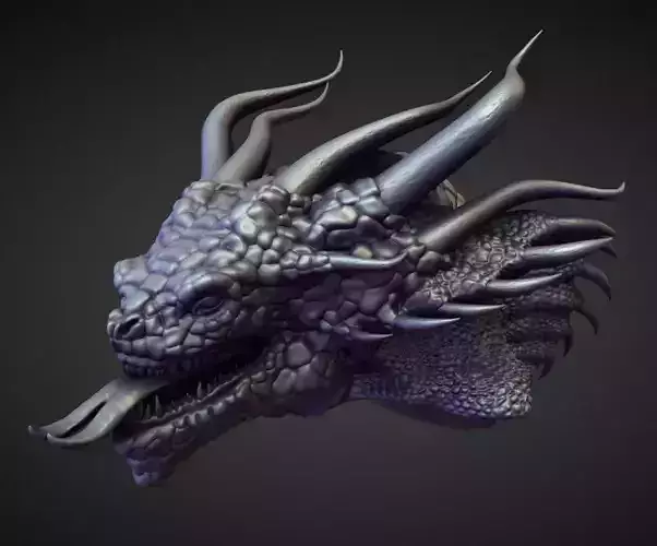 HEAD33 high poly sculpt 3D model