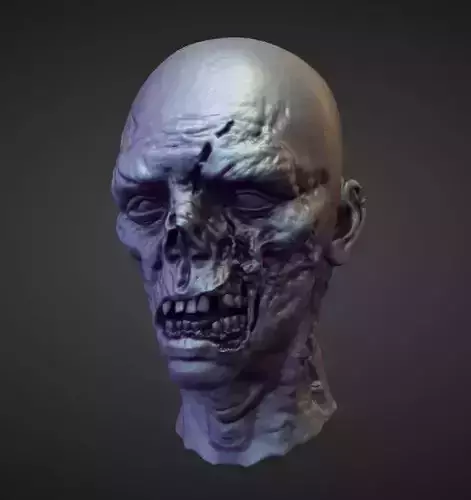 HEAD34 high poly sculpt 3D model HEAD34 high poly sculpt 3D model
