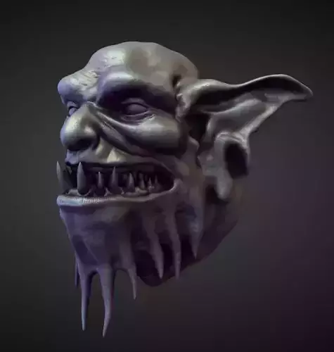 HEAD35 high poly sculpt 3D model