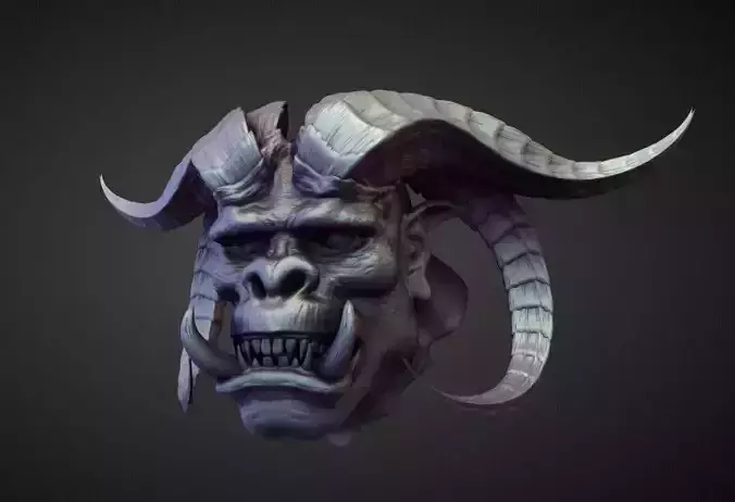 HEAD36 high poly sculpt 3D model