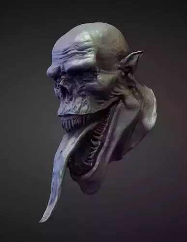 HEAD40 high poly sculpt 3D model