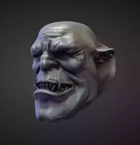 HEAD41 high poly sculpt 3D model HEAD41 high poly sculpt 3D model