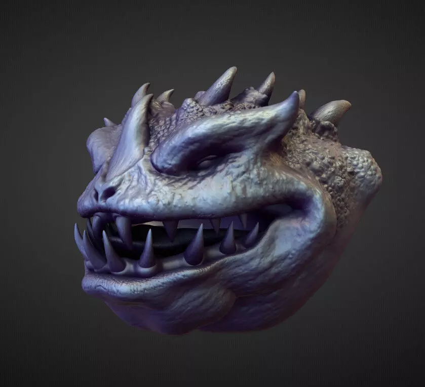 HEAD45 high poly sculpt 3D model_0