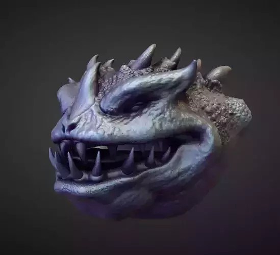 HEAD45 high poly sculpt 3D model