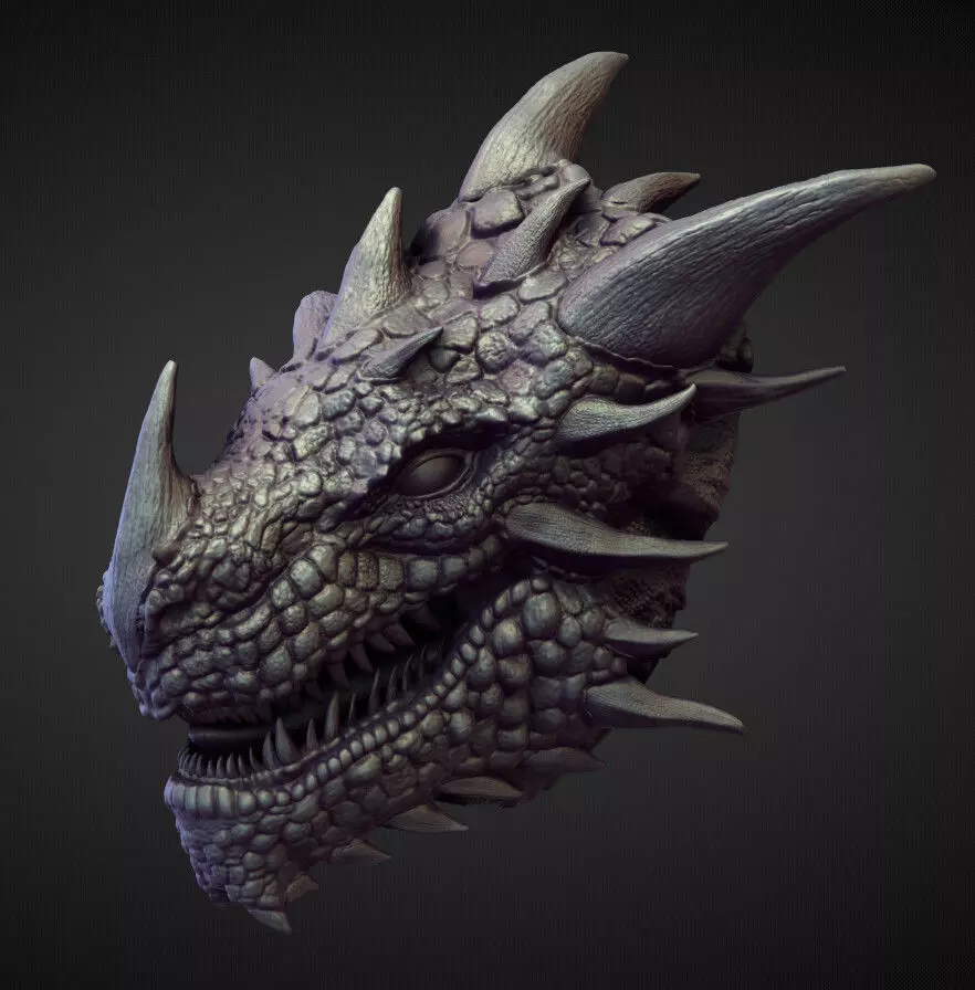 HEAD5 high poly sculpt 3D model_0