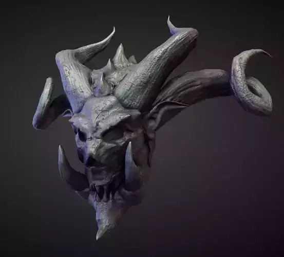 HEAD6 high poly sculpt 3D model