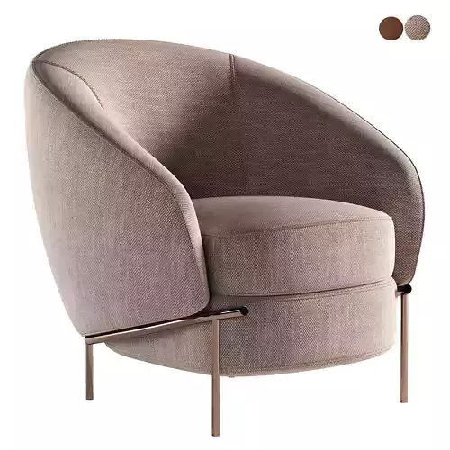 LLOYD Armchair Low-poly 3D model