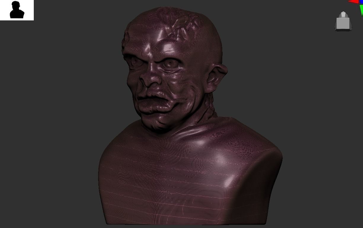 Jason Voorhees Bust Stl 3D print model_5