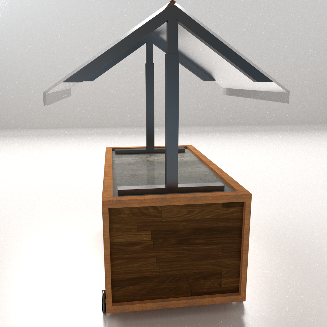 Food Cart 2 3D model_1