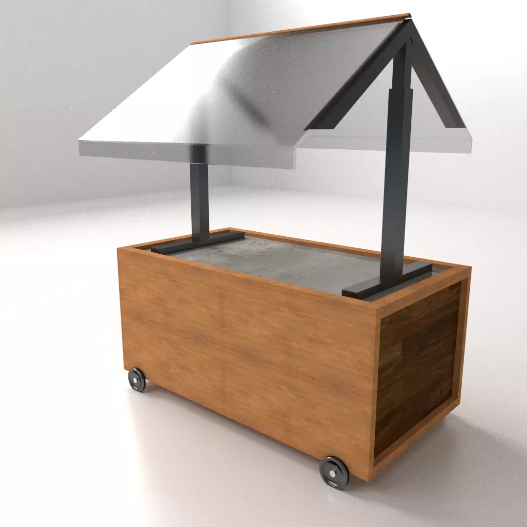 Food Cart 2 3D model_0