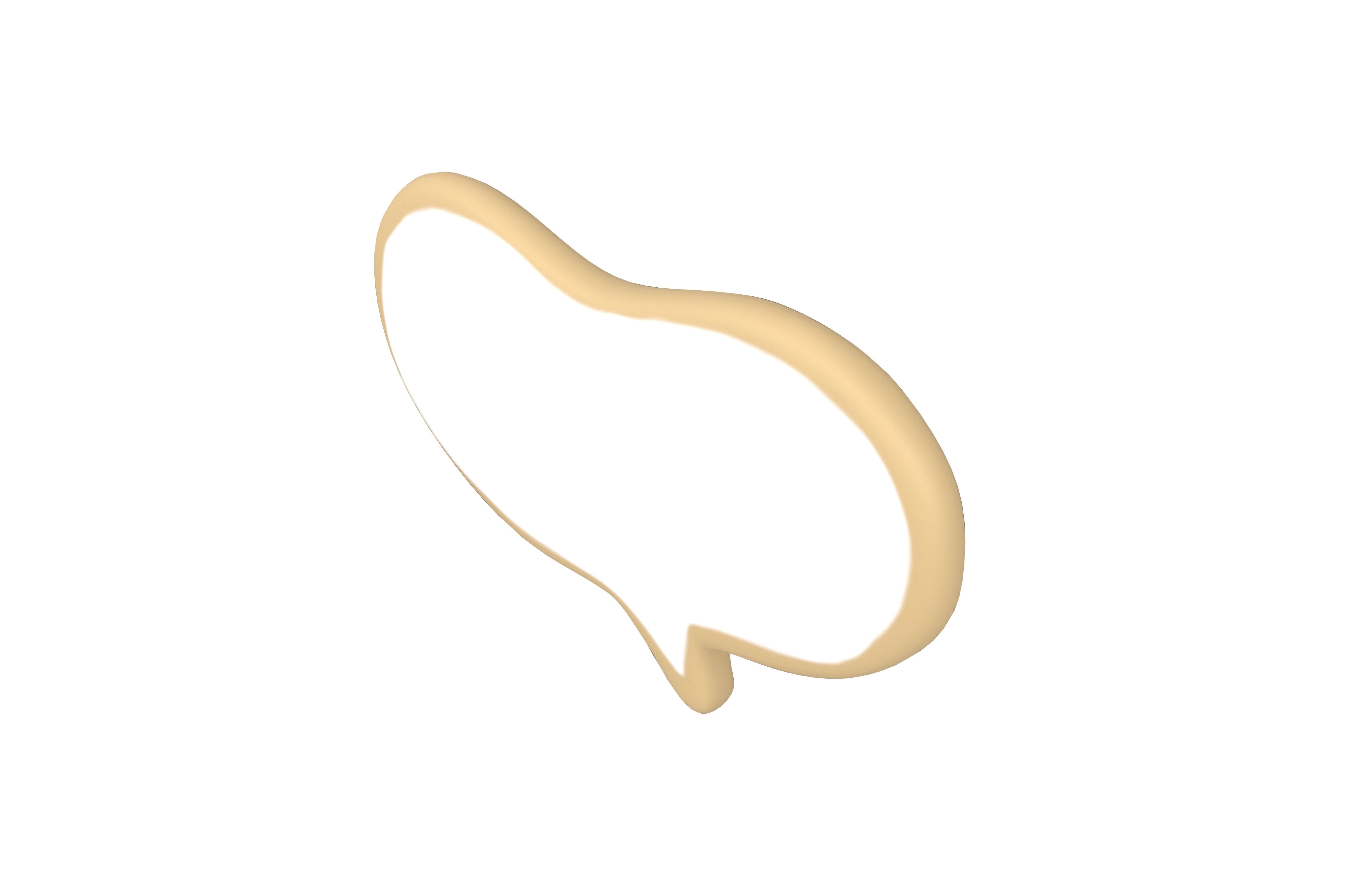 Speech Balloon v14 002 Low-poly 3D model_2