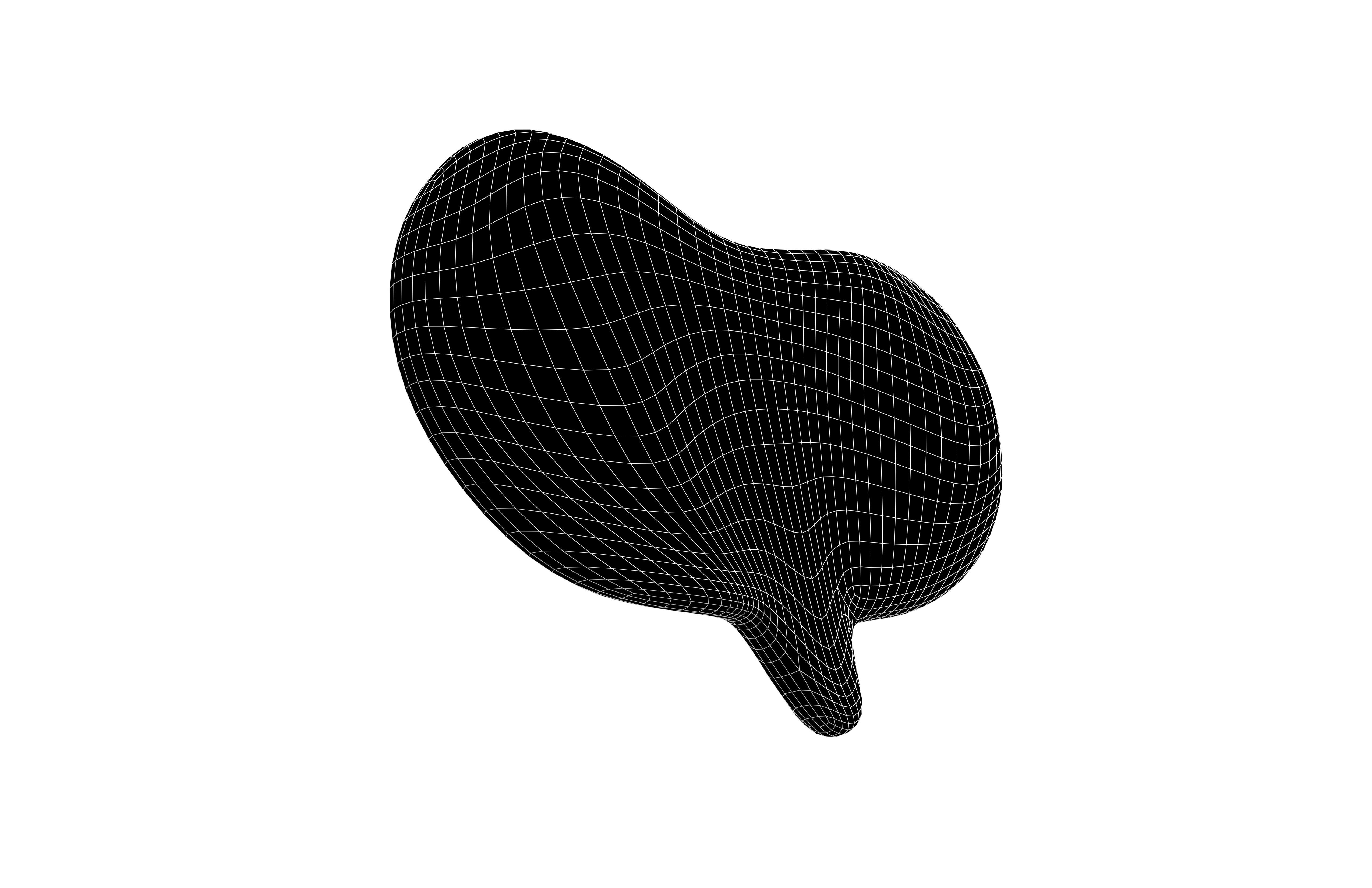 Speech Balloon v14 002 Low-poly 3D model_7